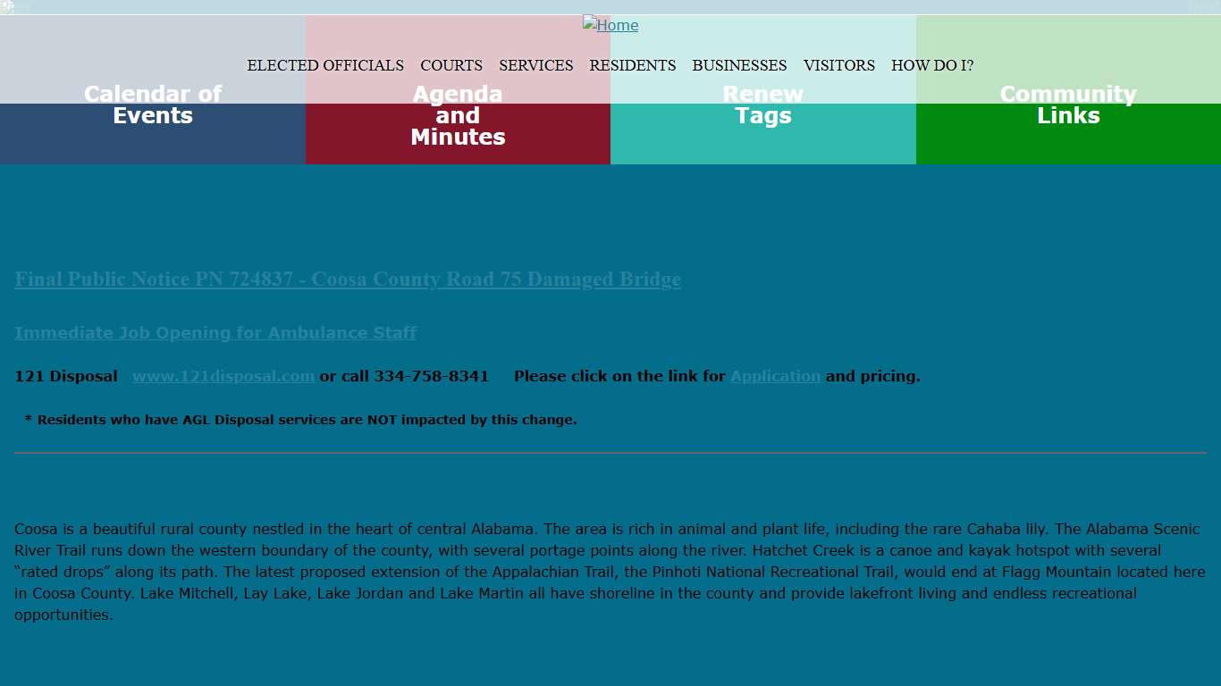 Coosa County, Alabama